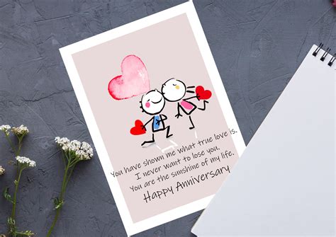 anniversary cards printable|Digital & Printable Anniversary Cards .